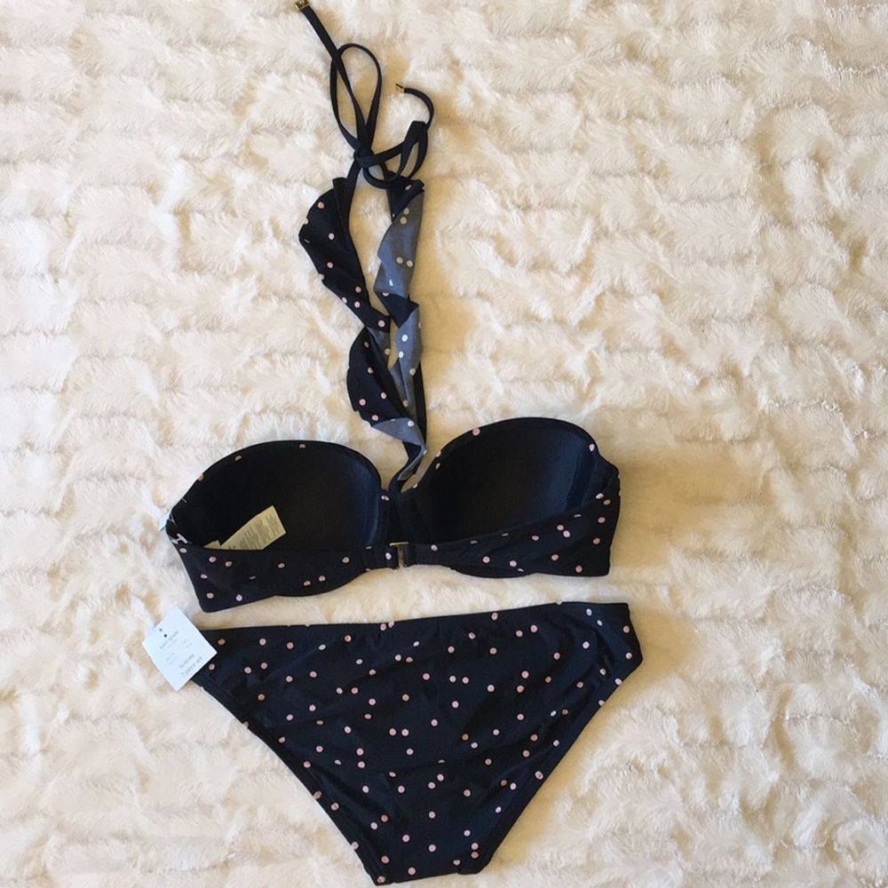 Kate Spade Anna Maria Convertible Ruffle Bikini M - Picture 6 of 7